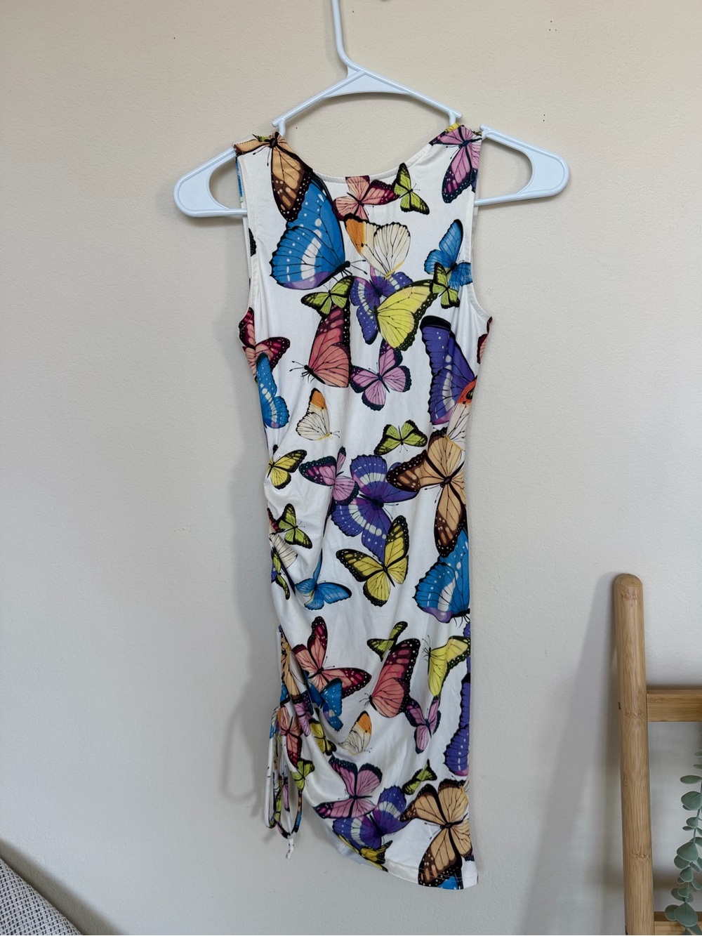 Backless Butterfly Midi Dress